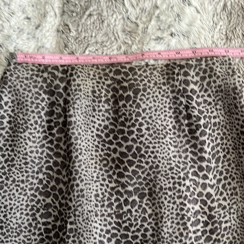 Clio grey cheetah print pencil skirt - Picture 5 of 7